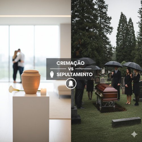 Cremação vs Sepultamento