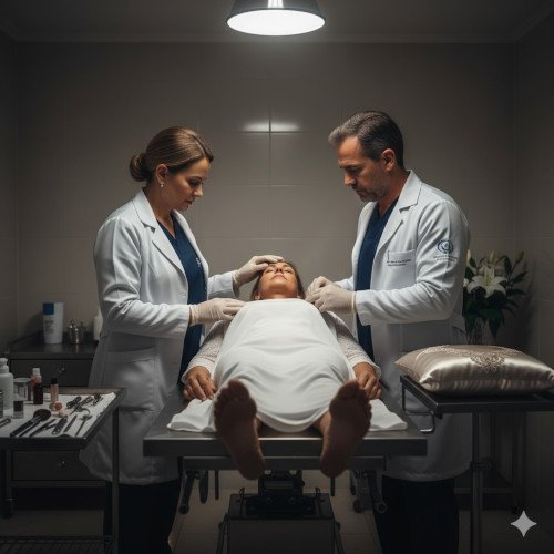 Preparação do corpo para velório